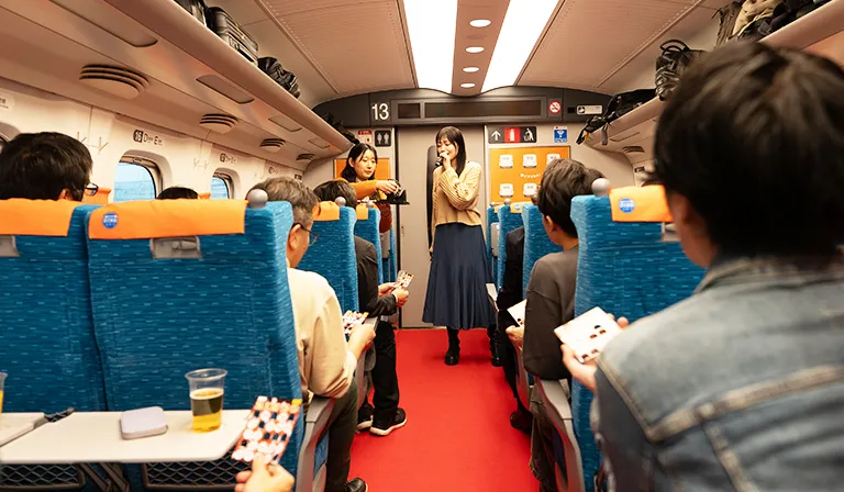 社員旅行の車内イベント
