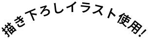 描き下ろしイラスト使用！