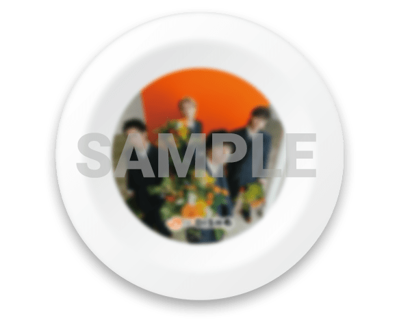 メンバー直筆サイン入りオリジナルプレートのサンプル