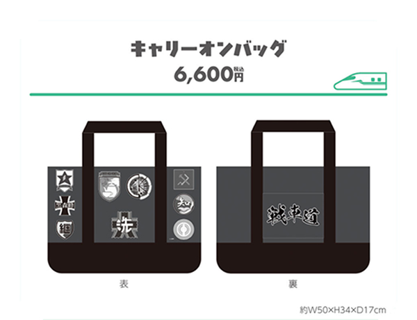 キャリーオンバッグ 6,600円税込