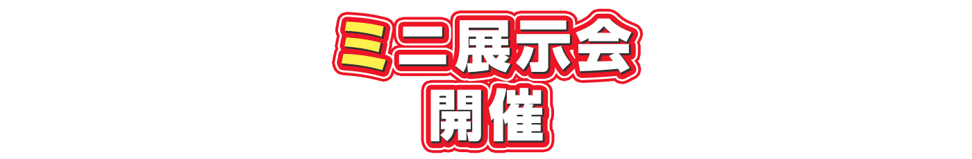 ミニ展示会開催