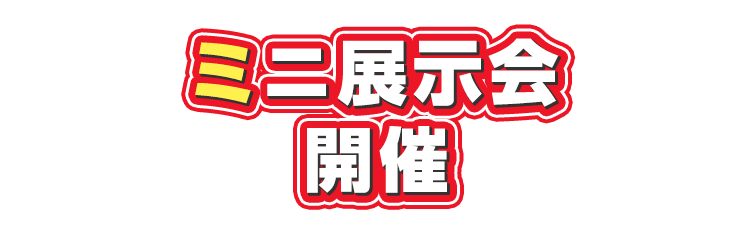 ミニ展示会開催