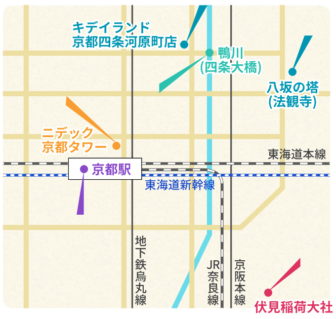 スタンプラリーmap