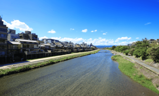 鴨川(四条大橋)