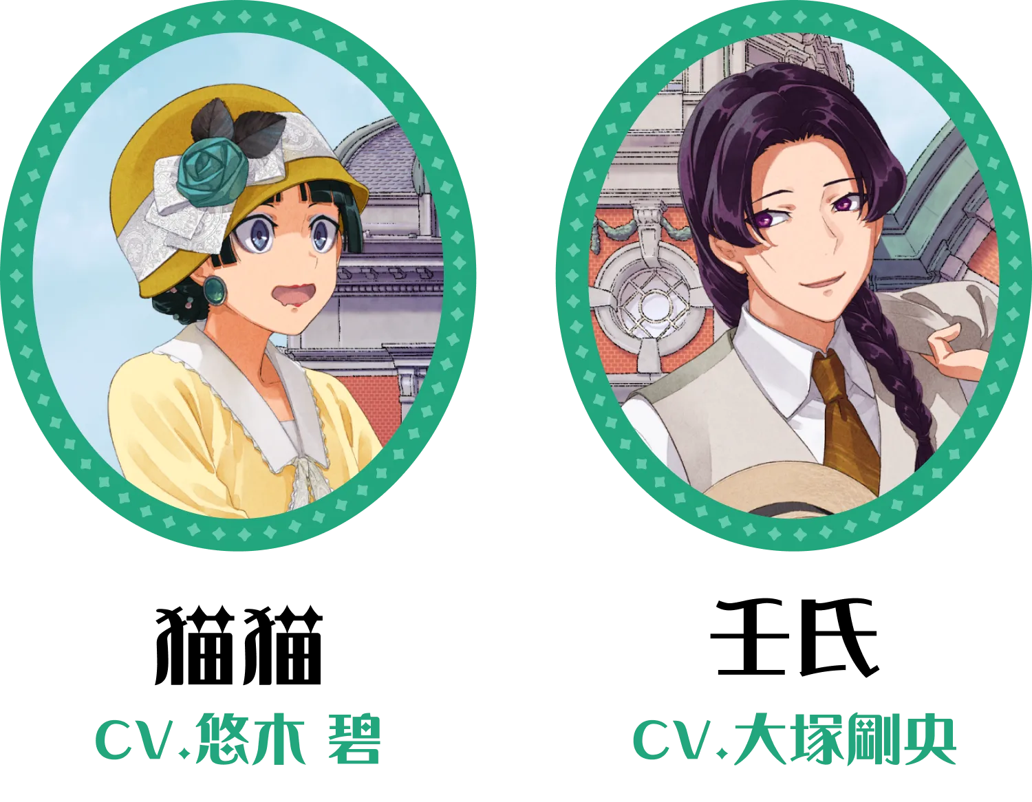 猫猫と壬氏のイメージ写真