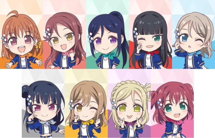 ラブライブ！サンシャイン!!のキャラクター