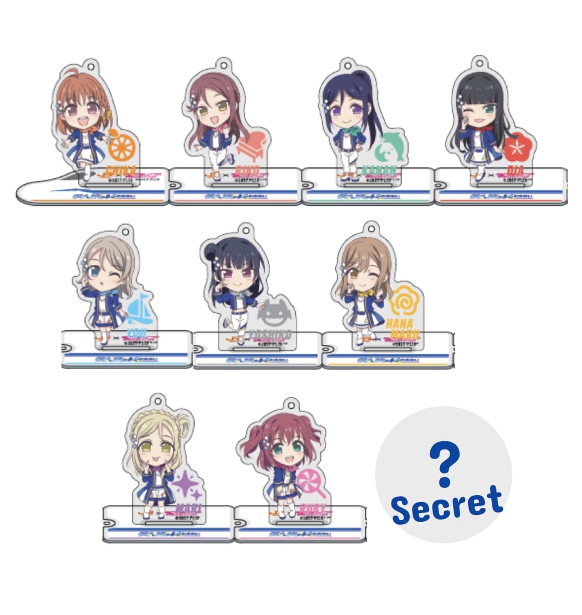 スタンド付きアクリルチャームのイメージ画像