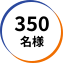 350名様