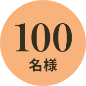 100名様