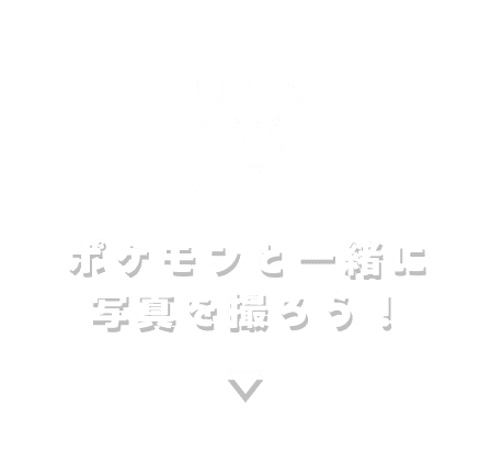ポケモンと一緒に写真を撮ろう！