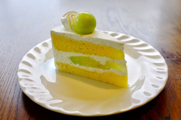メロンのショートケーキ
