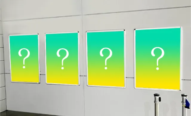 新大阪駅B1ポスター＜4連＞の写真