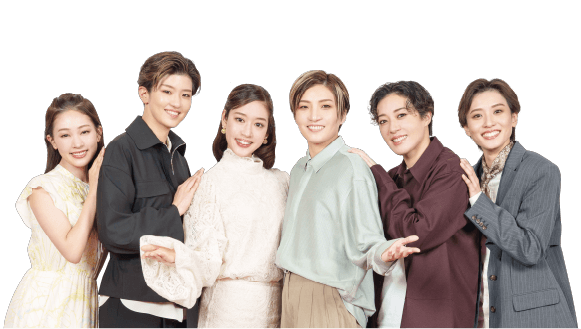 月組スター6名