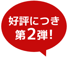 好評につき第2弾！