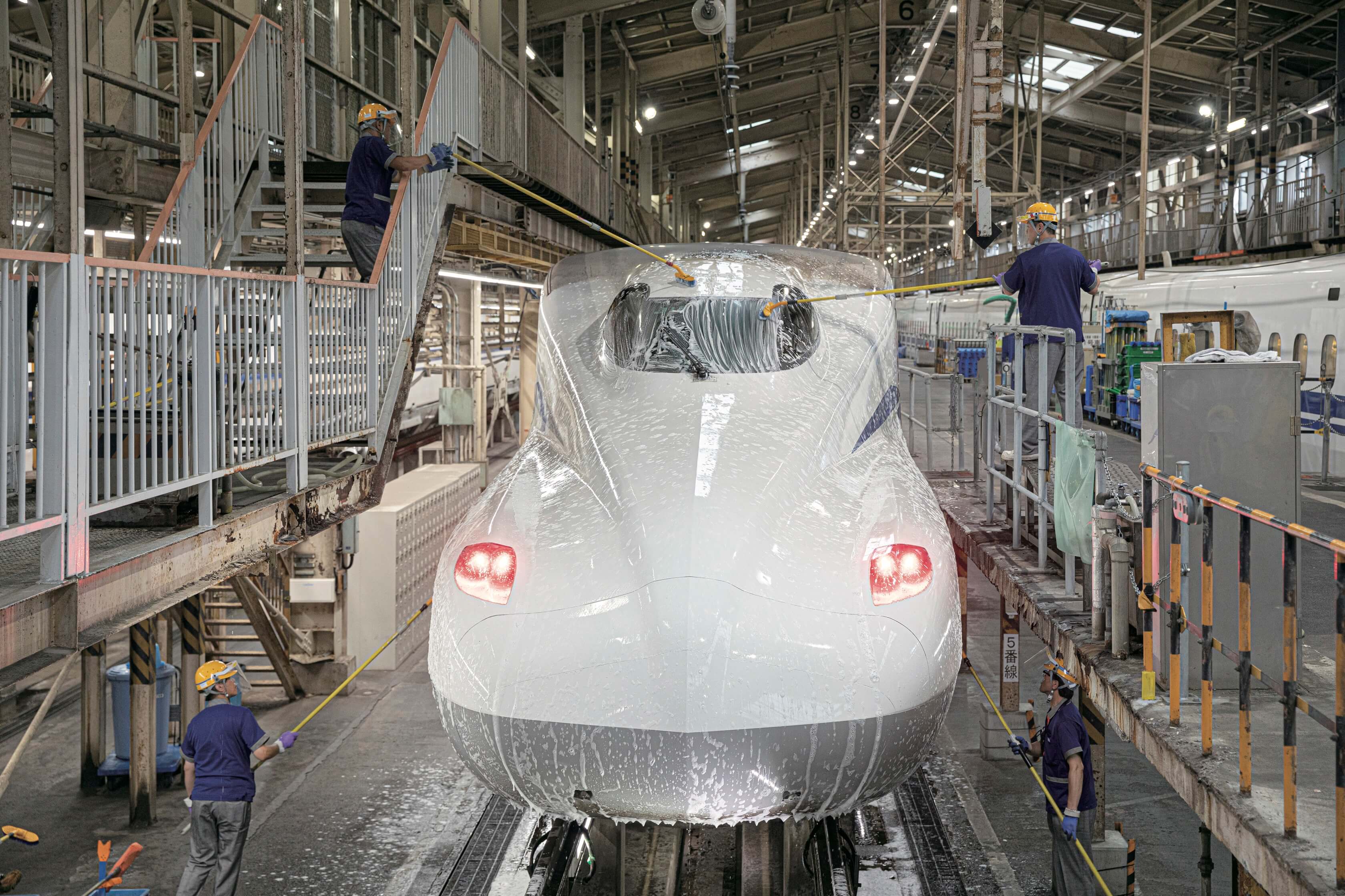 JR東海大井基地内車両整備体験