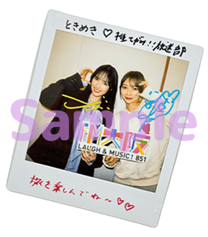 チェキのサンプル