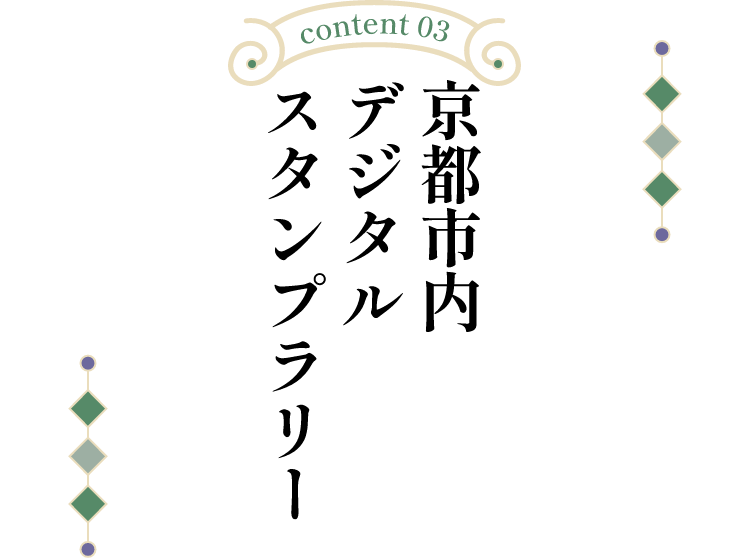 京都市内デジタルスタンプラリー