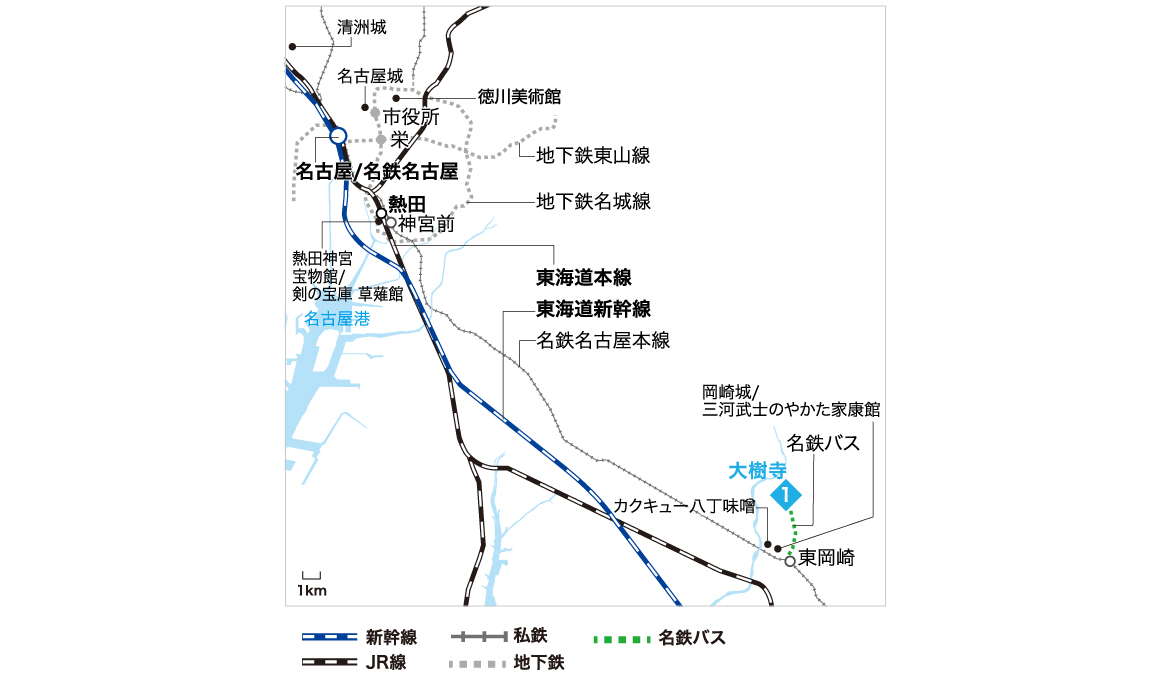 岡崎エリアMAP