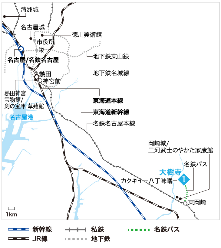 岡崎エリアMAP