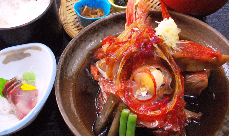 金目鯛煮付け定食